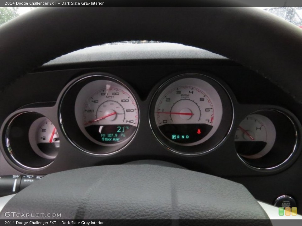 Dark Slate Gray Interior Gauges for the 2014 Dodge Challenger SXT #88578952