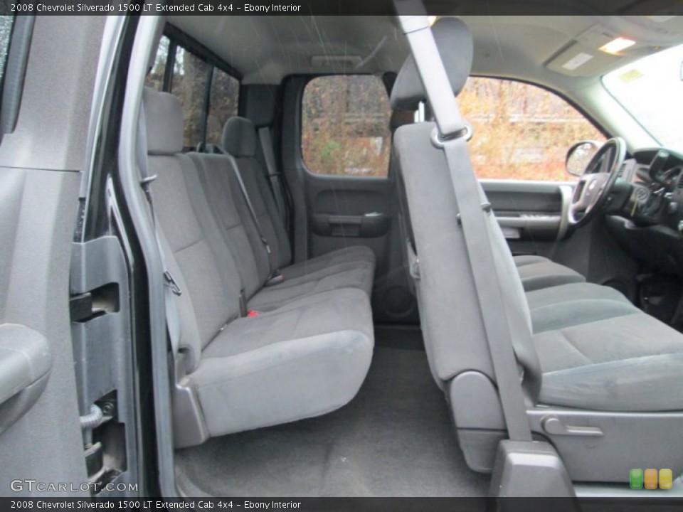 Ebony Interior Photo for the 2008 Chevrolet Silverado 1500 LT Extended Cab 4x4 #88583464