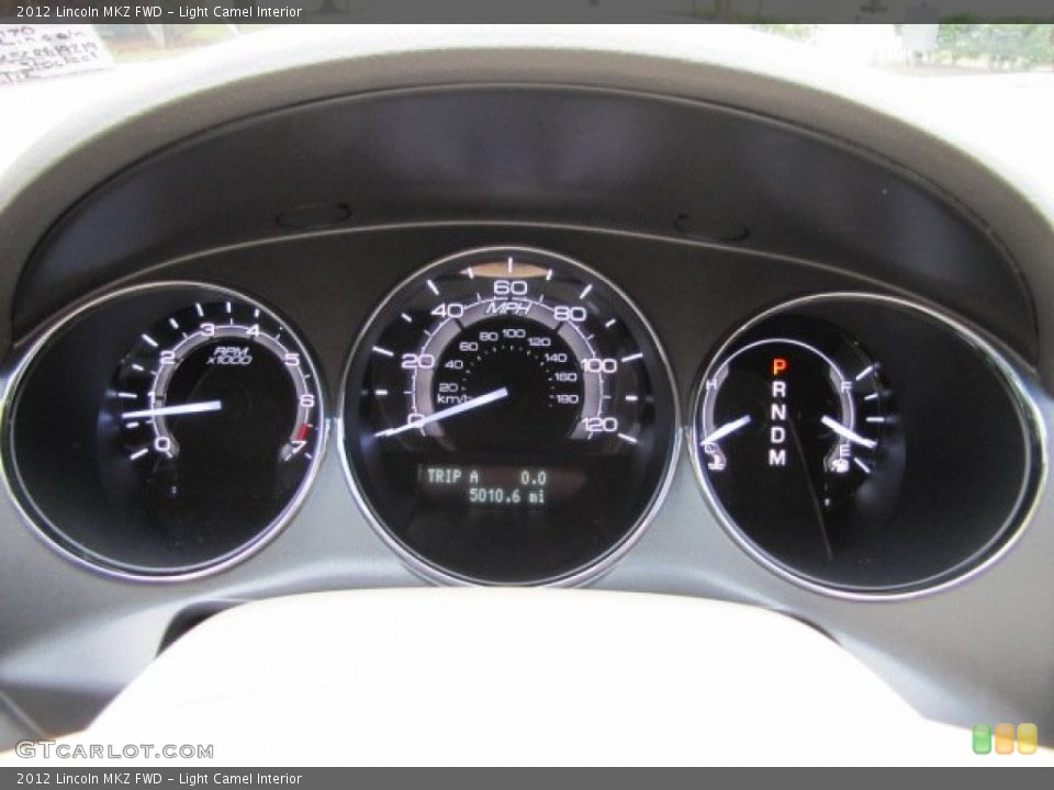 Light Camel Interior Gauges for the 2012 Lincoln MKZ FWD #88584727