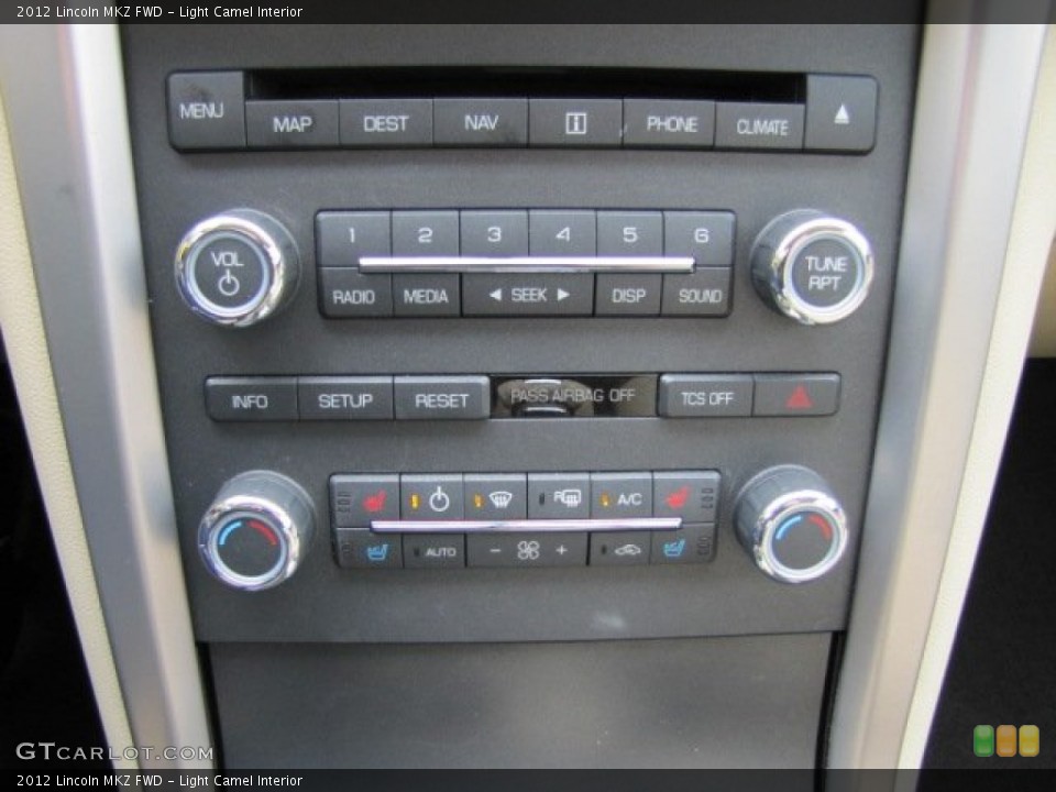 Light Camel Interior Controls for the 2012 Lincoln MKZ FWD #88584835