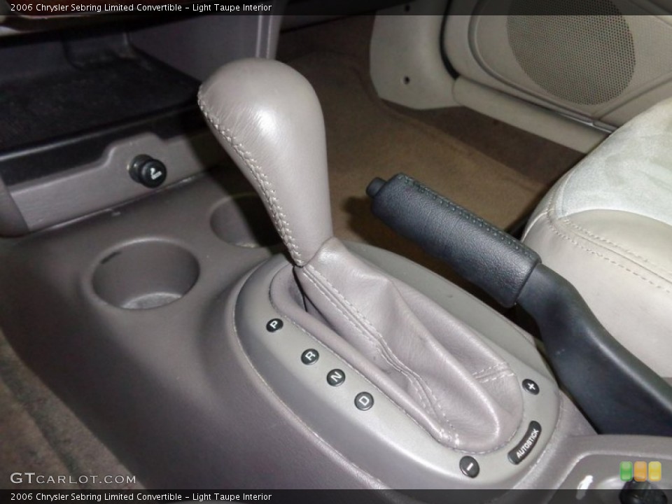Light Taupe Interior Transmission for the 2006 Chrysler Sebring Limited Convertible #88588414