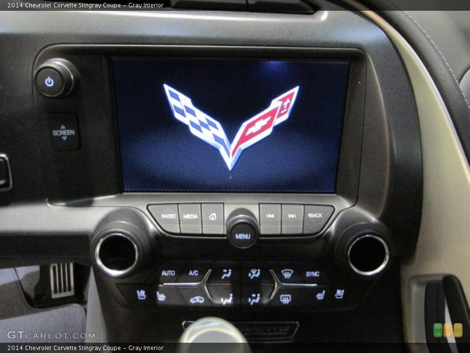 Gray Interior Controls for the 2014 Chevrolet Corvette Stingray Coupe #88588453