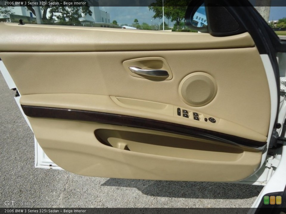 Beige Interior Door Panel for the 2006 BMW 3 Series 325i Sedan #88590927
