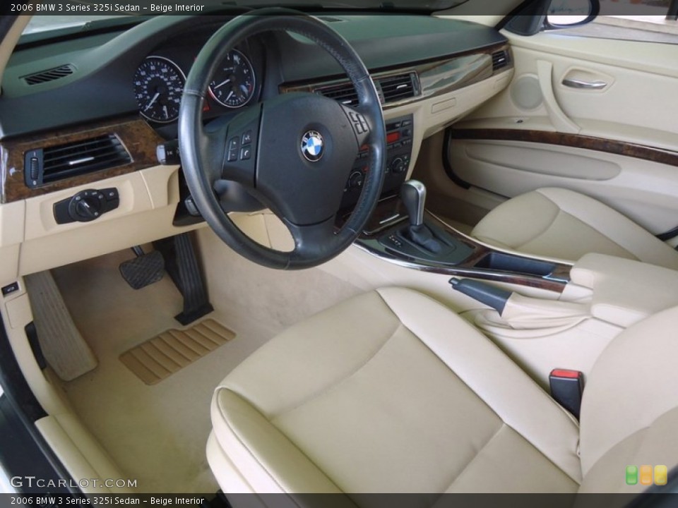 Beige Interior Photo for the 2006 BMW 3 Series 325i Sedan #88591023