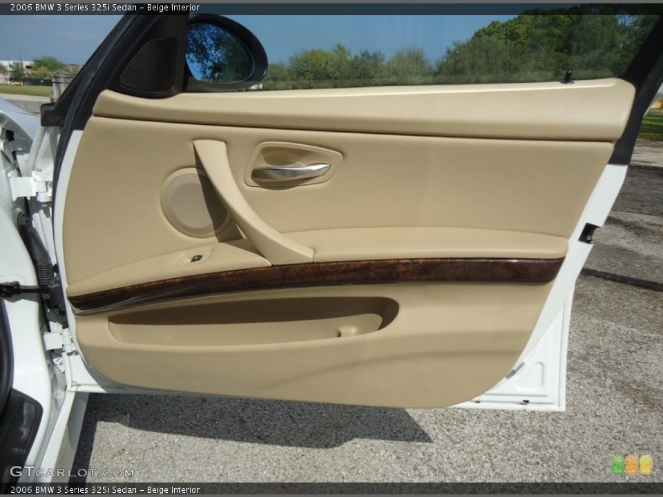 Beige Interior Door Panel for the 2006 BMW 3 Series 325i Sedan #88591108