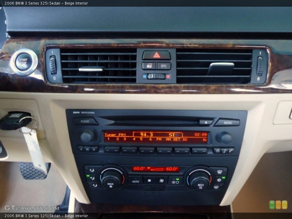 Beige Interior Audio System for the 2006 BMW 3 Series 325i Sedan #88591159