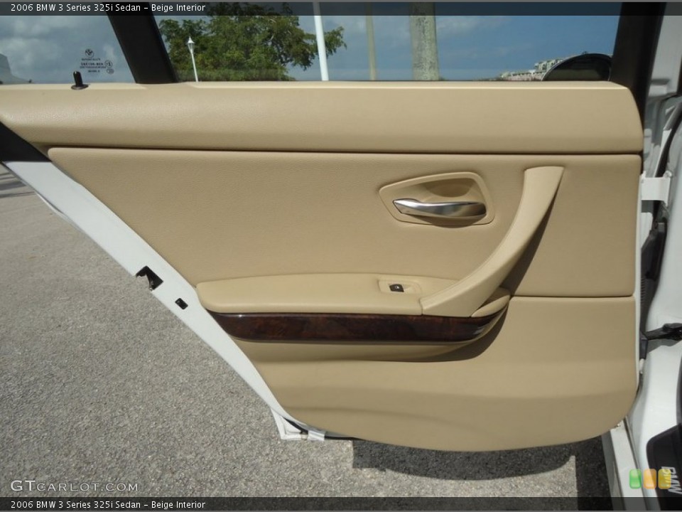 Beige Interior Door Panel for the 2006 BMW 3 Series 325i Sedan #88591390