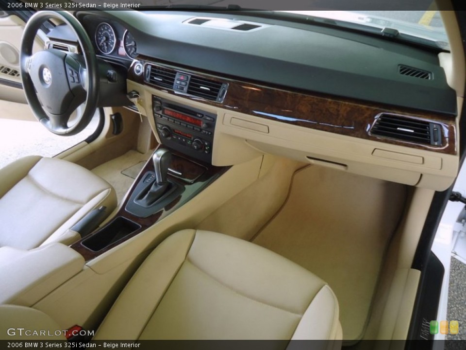 Beige Interior Dashboard for the 2006 BMW 3 Series 325i Sedan #88591528