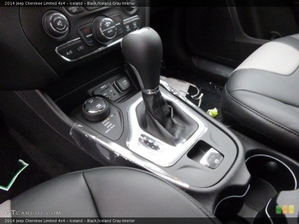 Iceland - Black/Iceland Gray Interior Transmission for the 2014 Jeep Cherokee Limited 4x4 #88592260