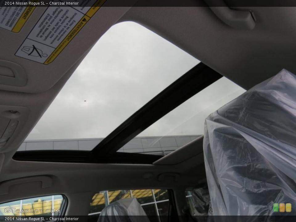 Charcoal Interior Sunroof for the 2014 Nissan Rogue SL #88592596