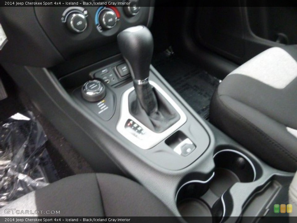Iceland - Black/Iceland Gray Interior Transmission for the 2014 Jeep Cherokee Sport 4x4 #88593540
