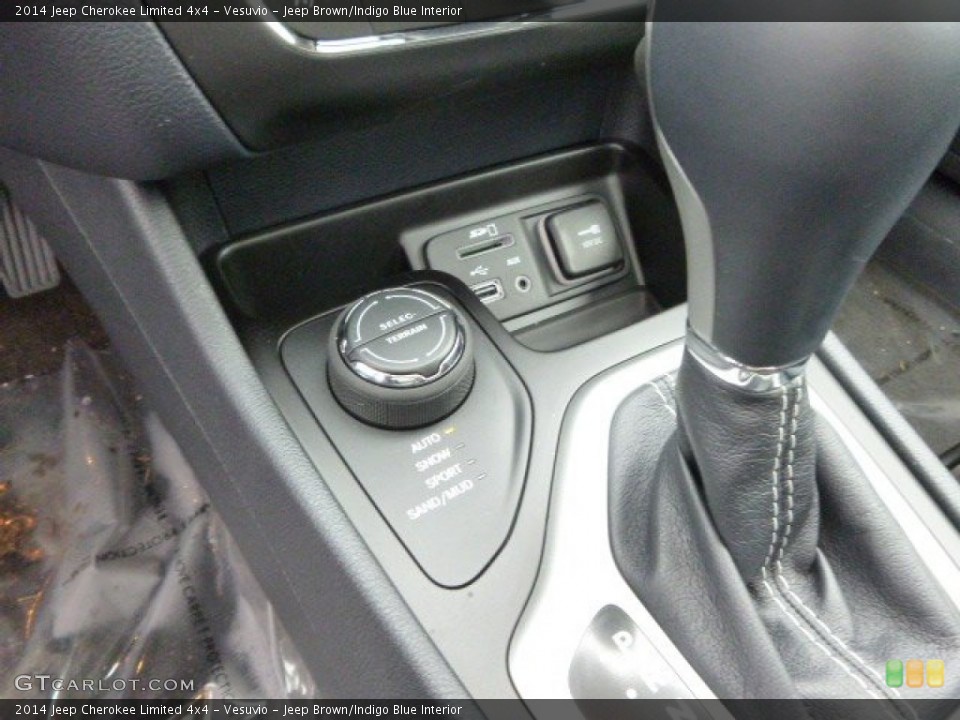 Vesuvio - Jeep Brown/Indigo Blue Interior Controls for the 2014 Jeep Cherokee Limited 4x4 #88593994