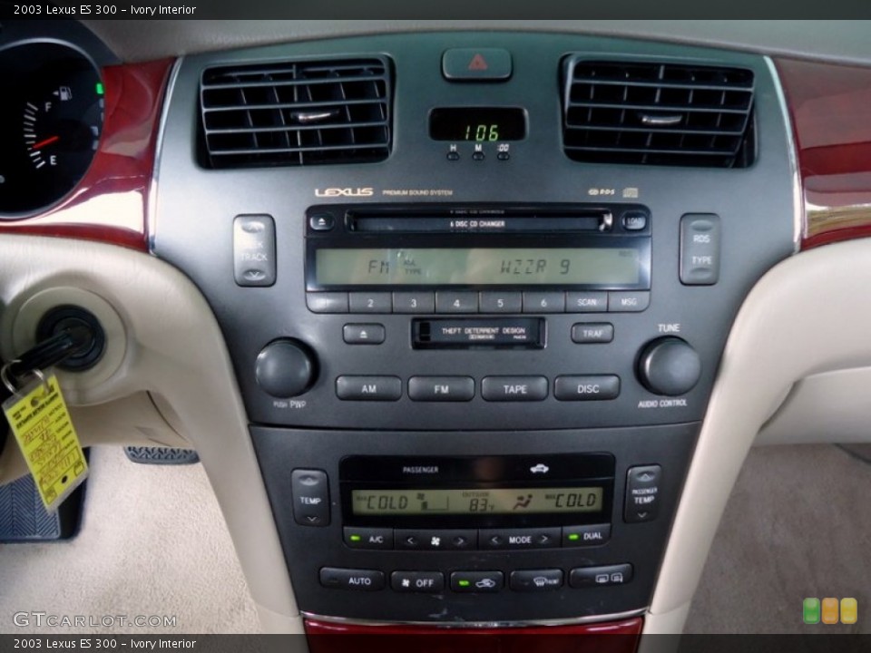 Ivory Interior Controls for the 2003 Lexus ES 300 #88596388