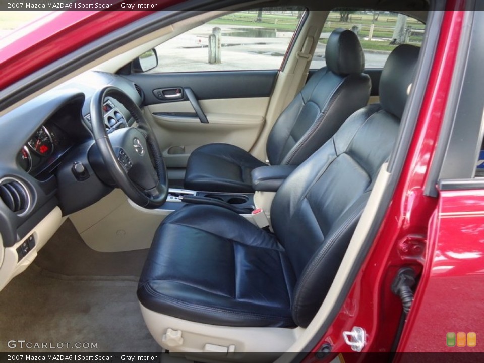 Gray Interior Photo for the 2007 Mazda MAZDA6 i Sport Sedan #88597882