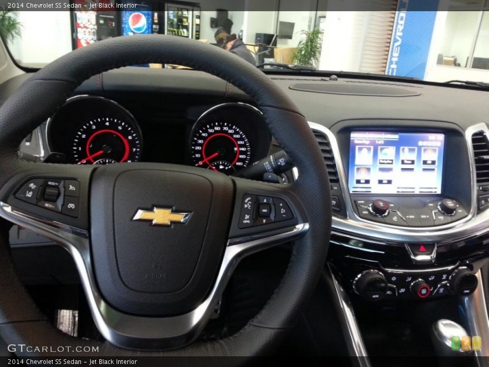 Jet Black Interior Dashboard for the 2014 Chevrolet SS Sedan #88598455