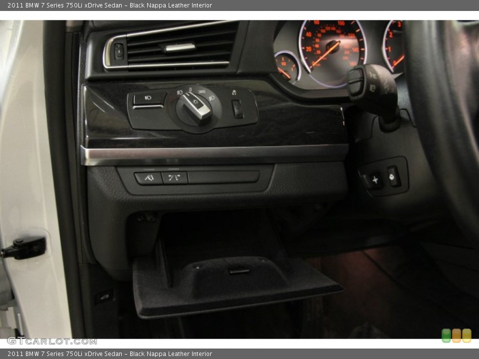 Black Nappa Leather Interior Controls for the 2011 BMW 7 Series 750Li xDrive Sedan #88600006