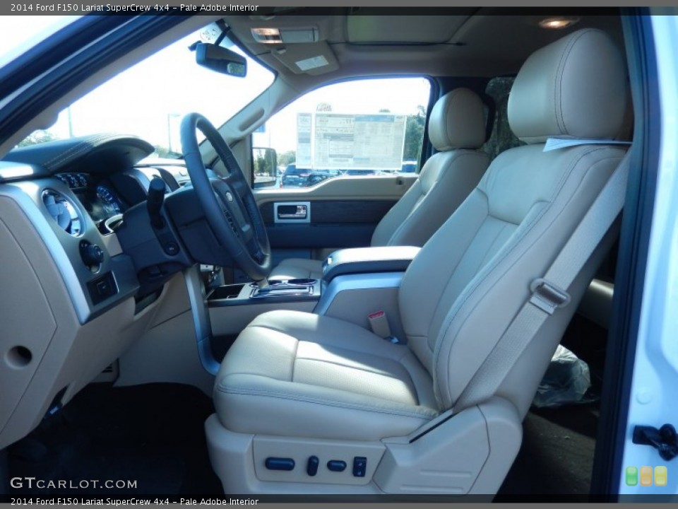 Pale Adobe Interior Front Seat for the 2014 Ford F150 Lariat SuperCrew 4x4 #88600471