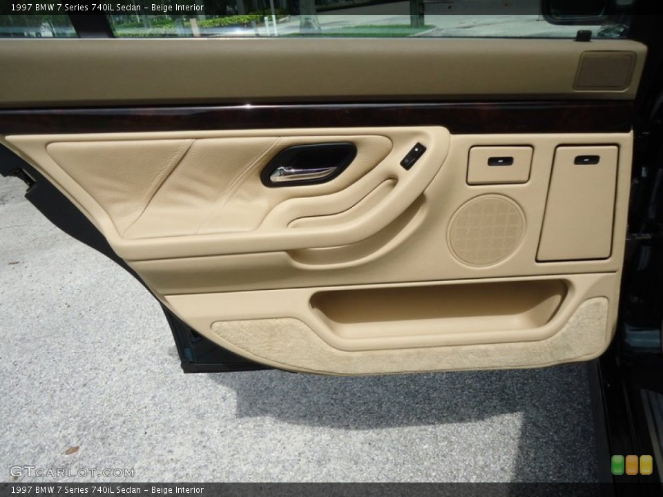 Beige Interior Door Panel for the 1997 BMW 7 Series 740iL Sedan #88601092
