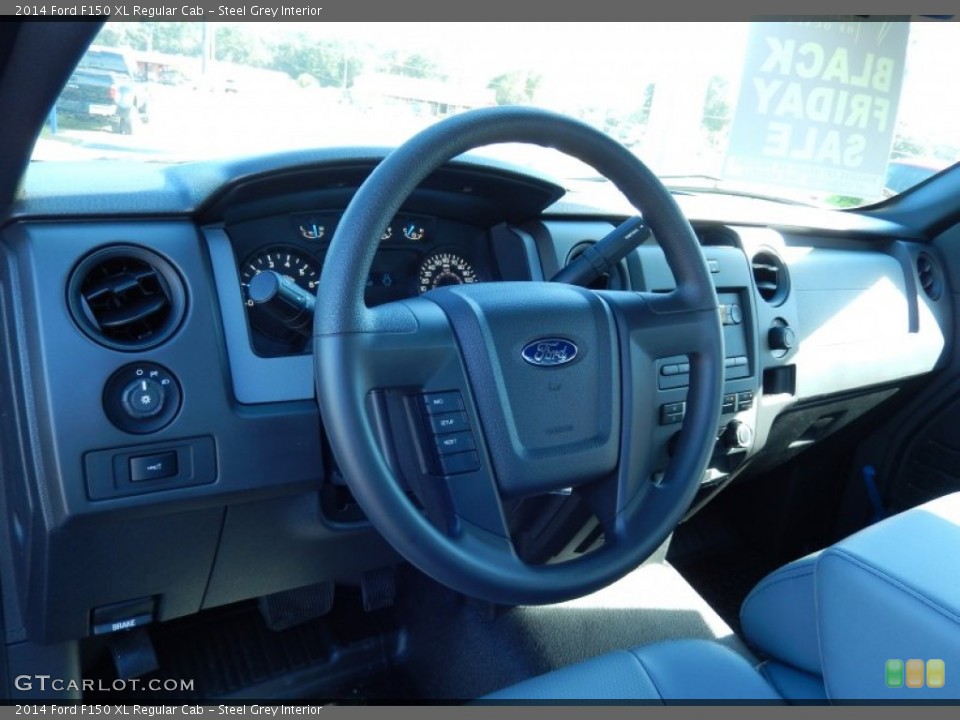 Steel Grey Interior Dashboard for the 2014 Ford F150 XL Regular Cab #88606699