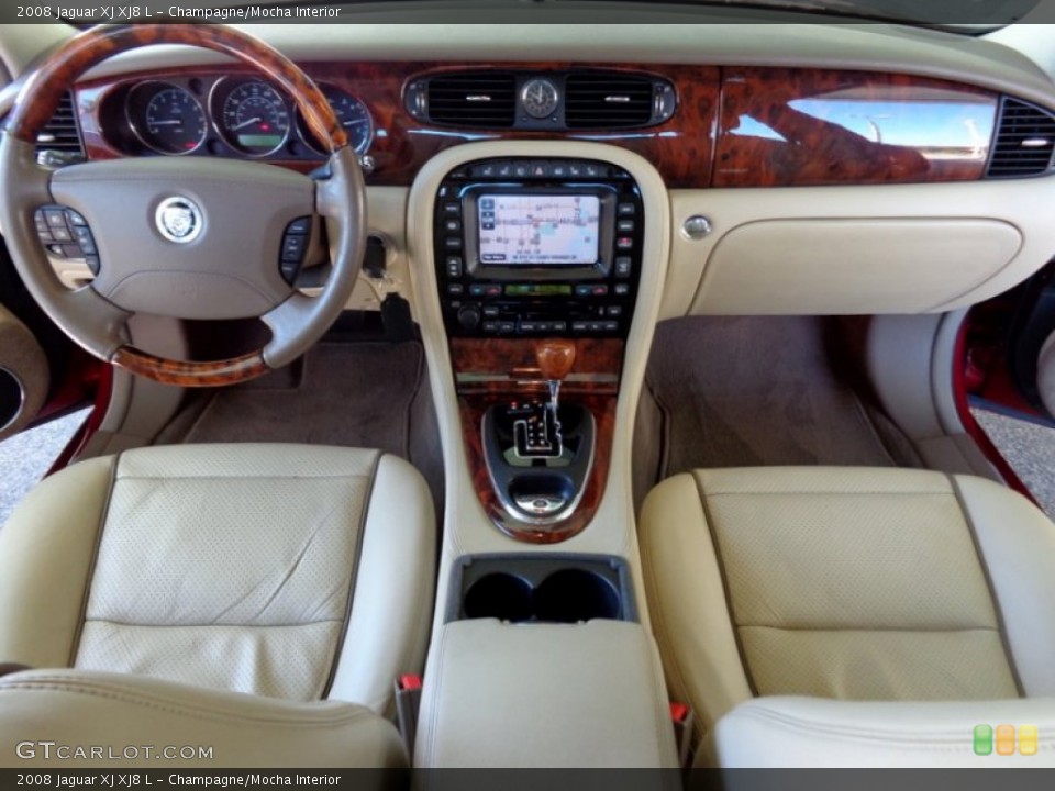 Champagne/Mocha Interior Dashboard for the 2008 Jaguar XJ XJ8 L #88607728