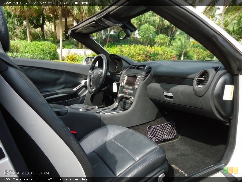 Blue Interior Photo for the 2005 Mercedes-Benz SLK 55 AMG Roadster #88611711