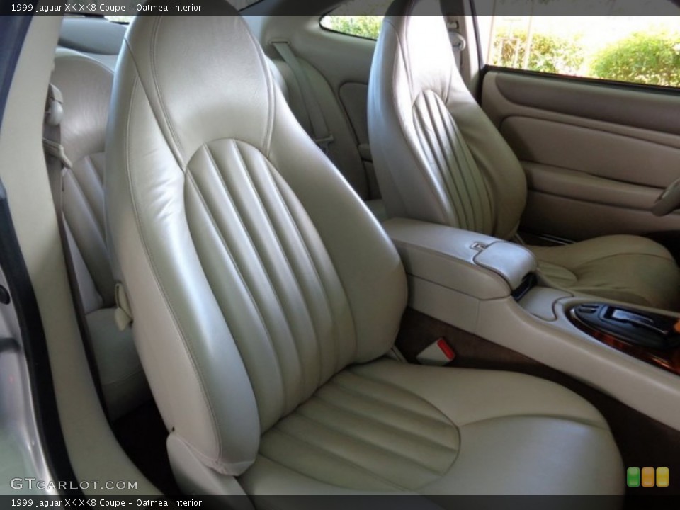 Oatmeal Interior Front Seat for the 1999 Jaguar XK XK8 Coupe #88612981