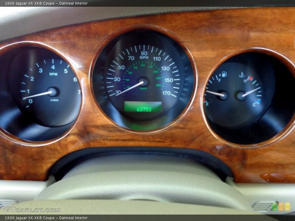 Oatmeal Interior Gauges for the 1999 Jaguar XK XK8 Coupe #88613350