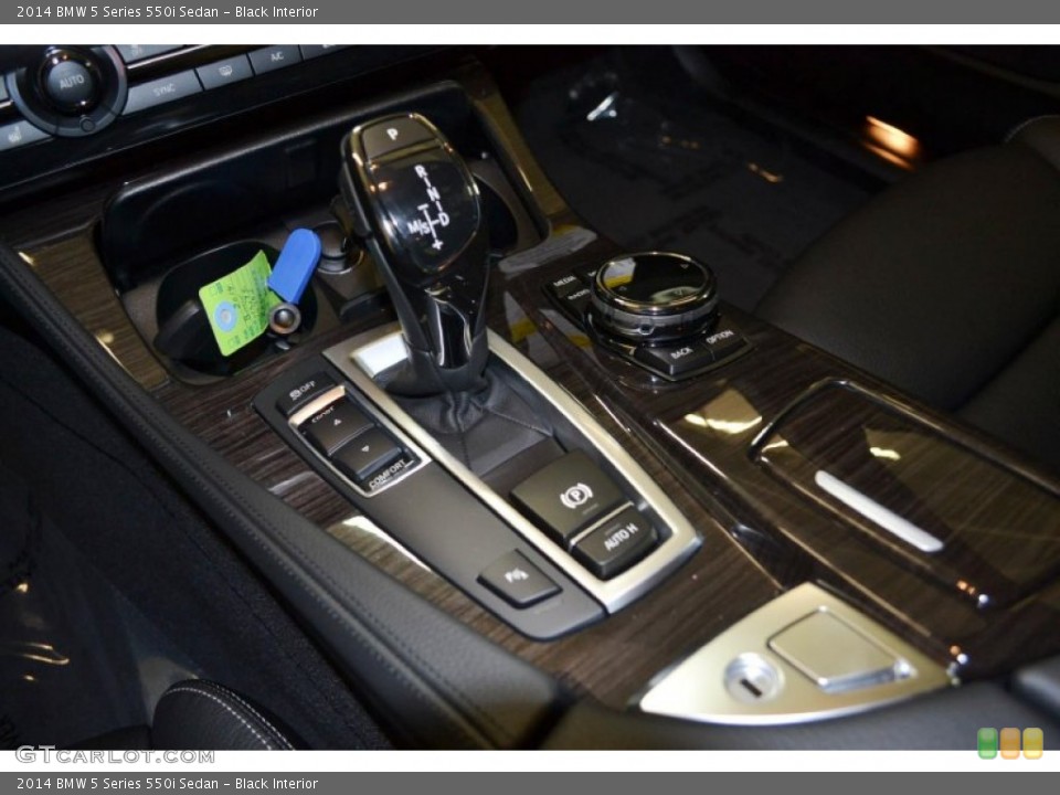 Black Interior Transmission for the 2014 BMW 5 Series 550i Sedan #88614082