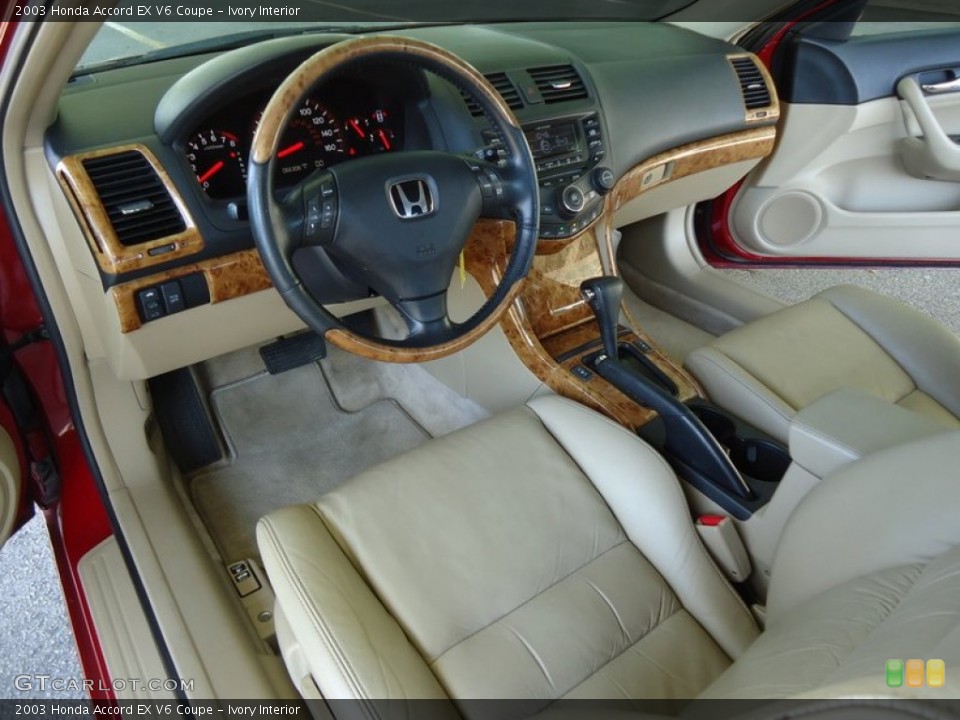Ivory Interior Photo for the 2003 Honda Accord EX V6 Coupe #88616581