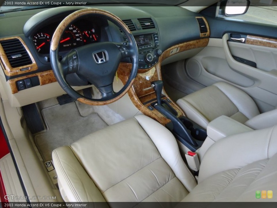 Ivory Interior Prime Interior for the 2003 Honda Accord EX V6 Coupe #88616767
