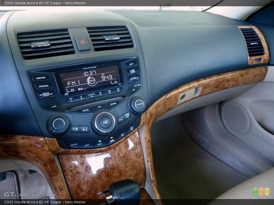 Ivory Interior Dashboard for the 2003 Honda Accord EX V6 Coupe #88616836