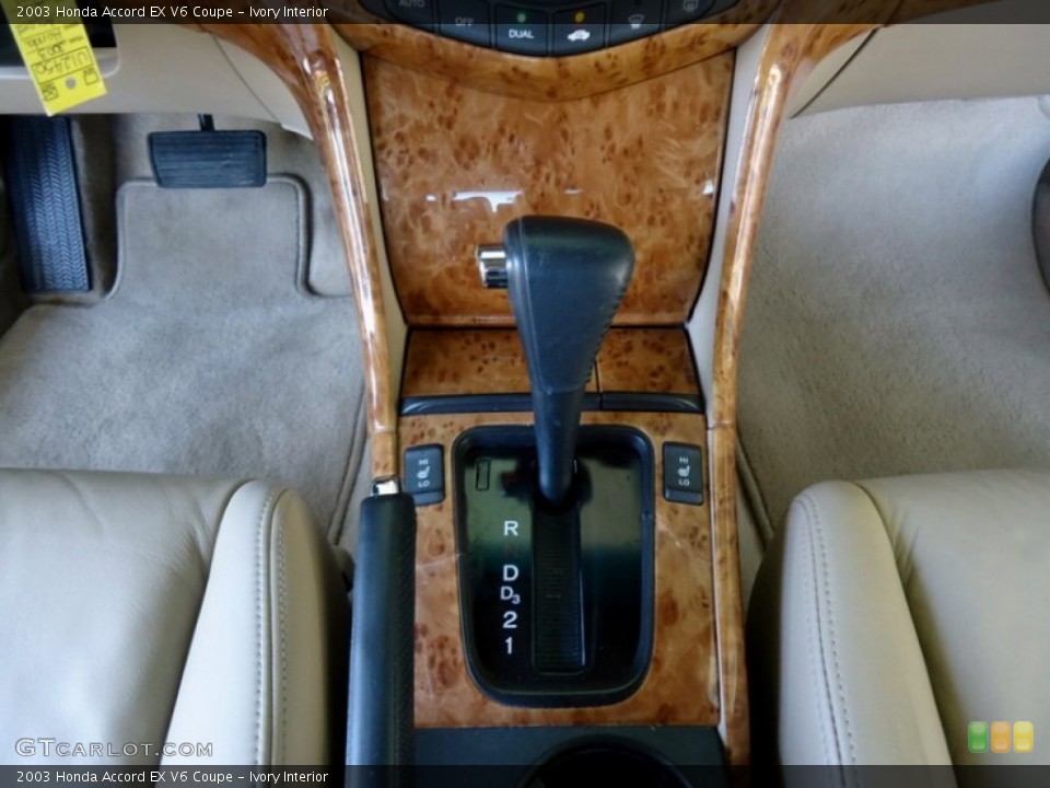 Ivory Interior Transmission for the 2003 Honda Accord EX V6 Coupe #88617283