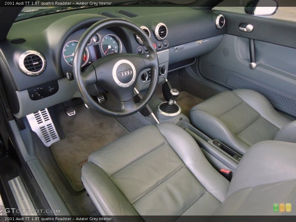Aviator Grey Interior Prime Interior for the 2001 Audi TT 1.8T quattro Roadster #88618189