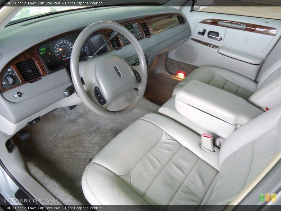 Light Graphite Interior Photo for the 2000 Lincoln Town Car Executive #88618294