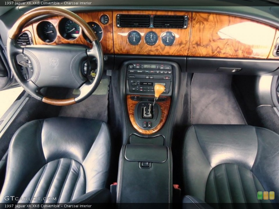 Charcoal Interior Dashboard for the 1997 Jaguar XK XK8 Convertible #88618606