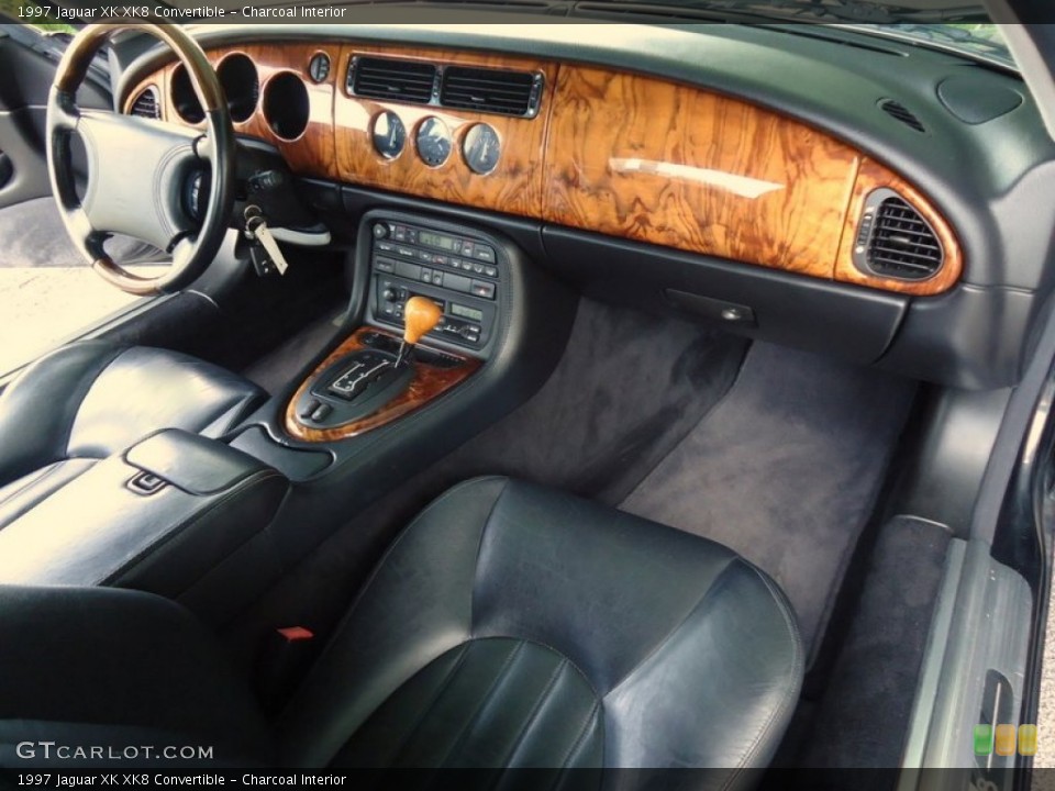 Charcoal Interior Dashboard for the 1997 Jaguar XK XK8 Convertible #88618645