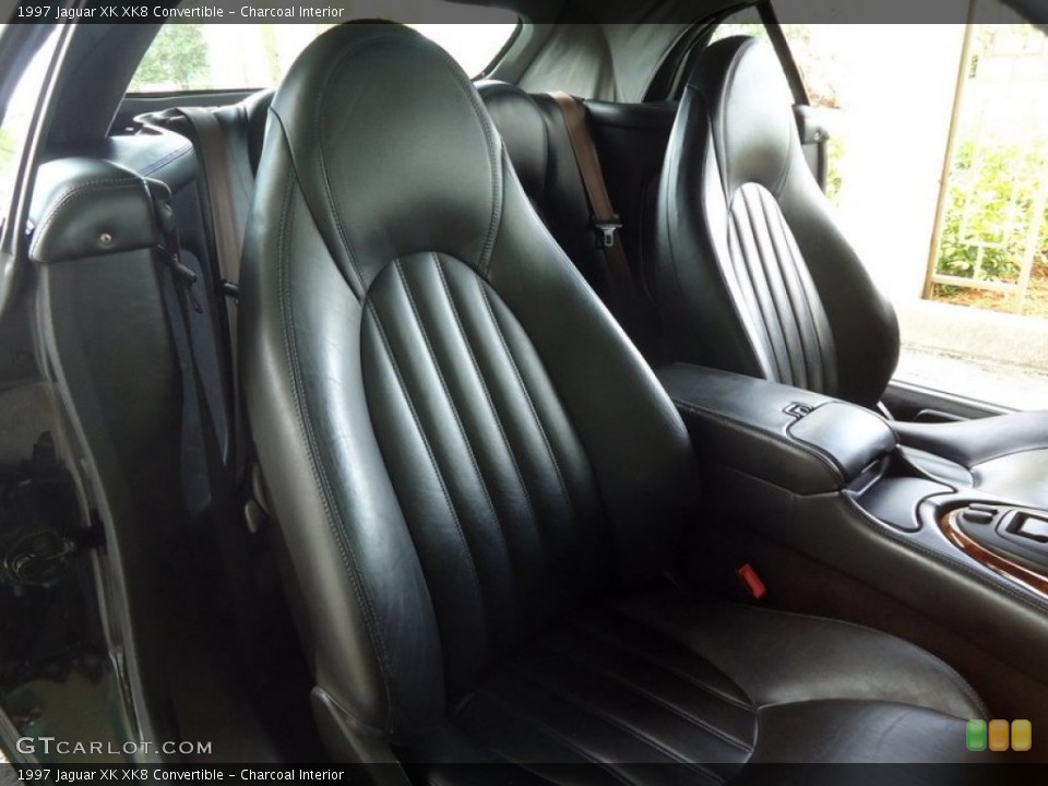 Charcoal Interior Front Seat for the 1997 Jaguar XK XK8 Convertible #88618696