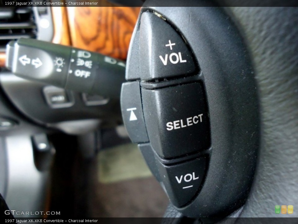 Charcoal Interior Controls for the 1997 Jaguar XK XK8 Convertible #88618738