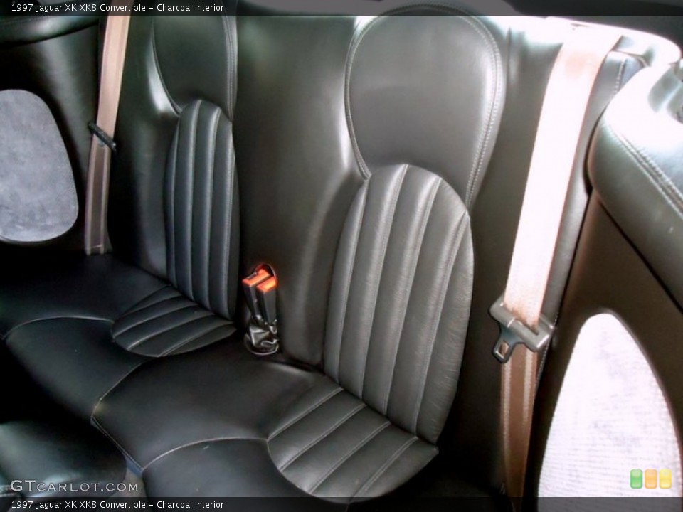 Charcoal Interior Rear Seat for the 1997 Jaguar XK XK8 Convertible #88618756