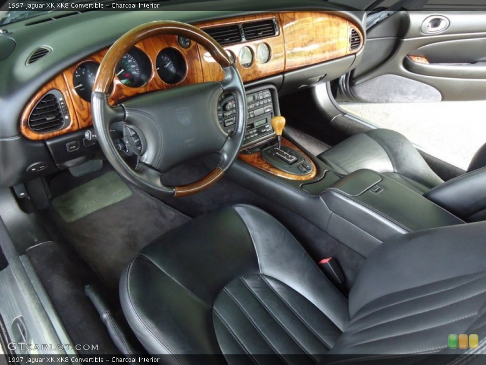 Charcoal Interior Prime Interior for the 1997 Jaguar XK XK8 Convertible #88618843