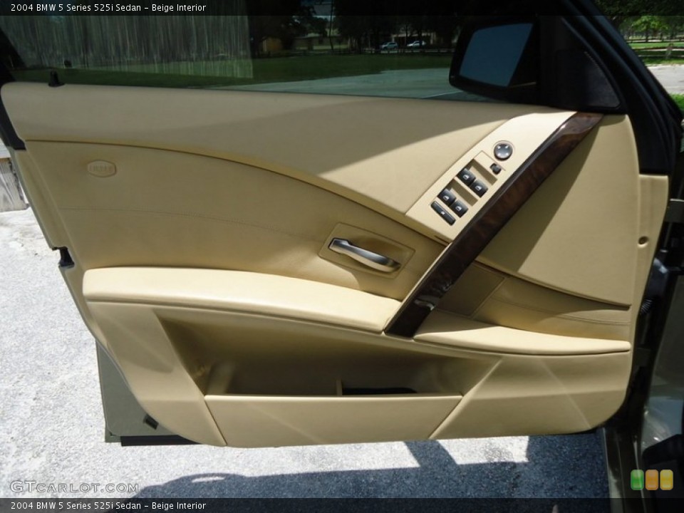 Beige Interior Door Panel for the 2004 BMW 5 Series 525i Sedan #88619050