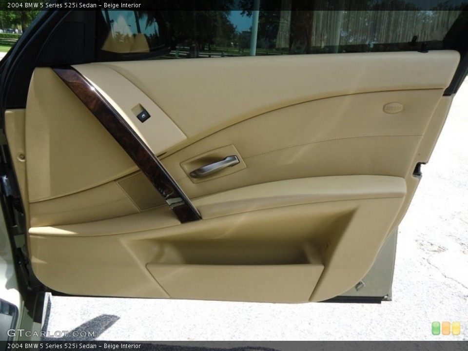 Beige Interior Door Panel for the 2004 BMW 5 Series 525i Sedan #88619059