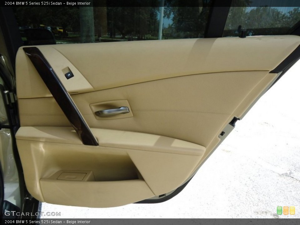Beige Interior Door Panel for the 2004 BMW 5 Series 525i Sedan #88619068