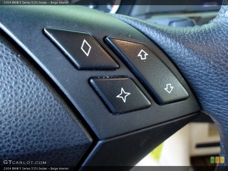 Beige Interior Controls for the 2004 BMW 5 Series 525i Sedan #88619212