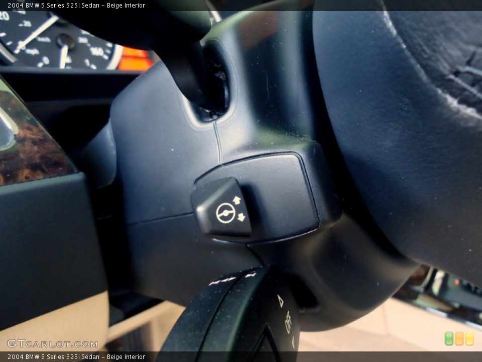 Beige Interior Controls for the 2004 BMW 5 Series 525i Sedan #88619230