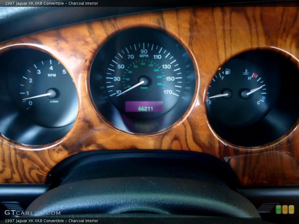Charcoal Interior Gauges for the 1997 Jaguar XK XK8 Convertible #88619299
