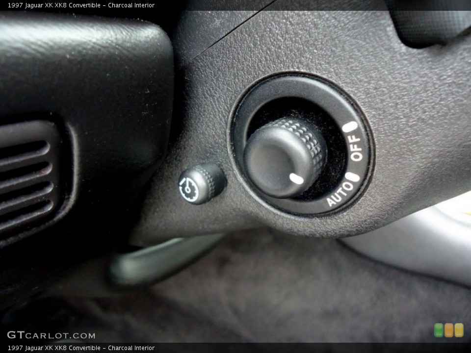 Charcoal Interior Controls for the 1997 Jaguar XK XK8 Convertible #88619422