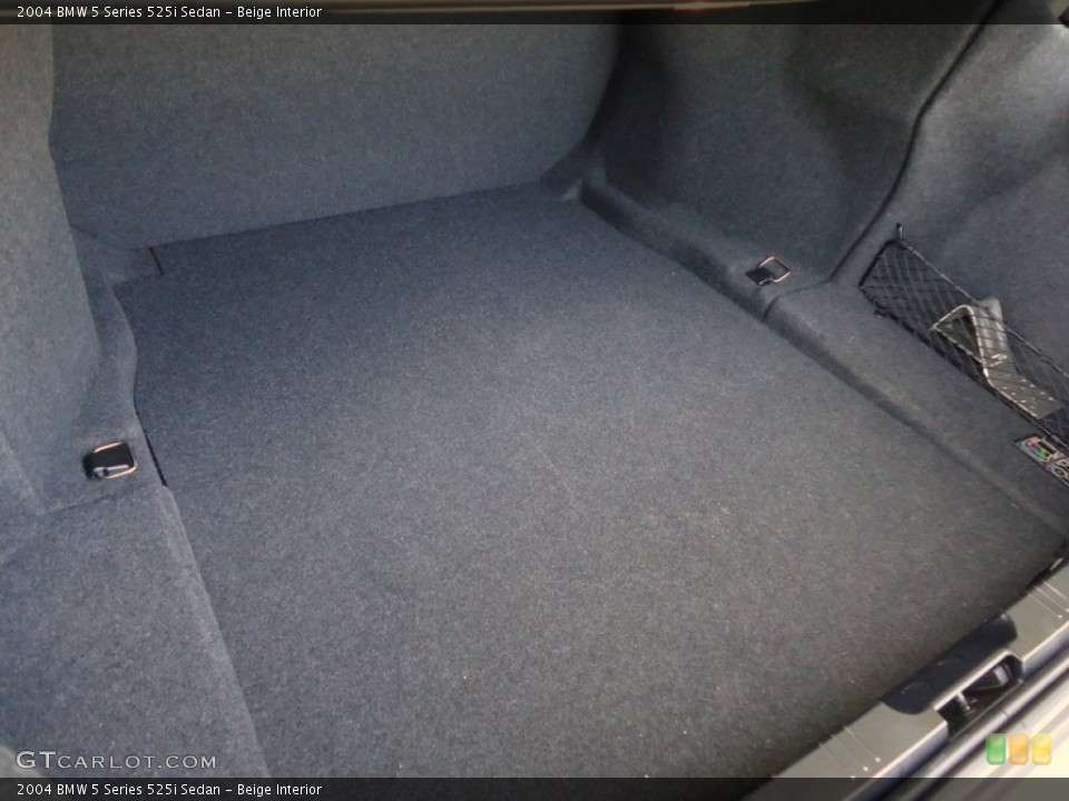 Beige Interior Trunk for the 2004 BMW 5 Series 525i Sedan #88619467