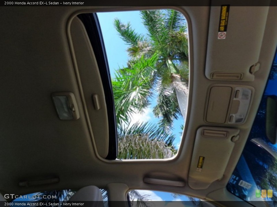 Ivory Interior Sunroof for the 2000 Honda Accord EX-L Sedan #88622131