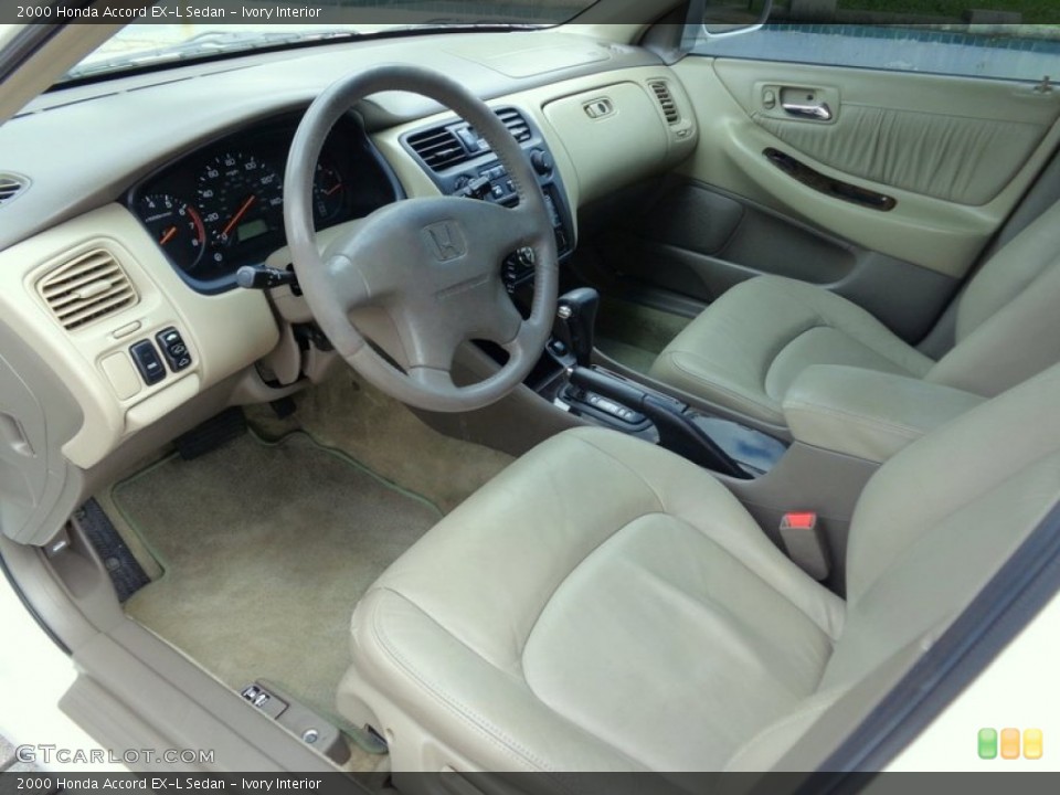 Ivory Interior Photo for the 2000 Honda Accord EX-L Sedan #88622272